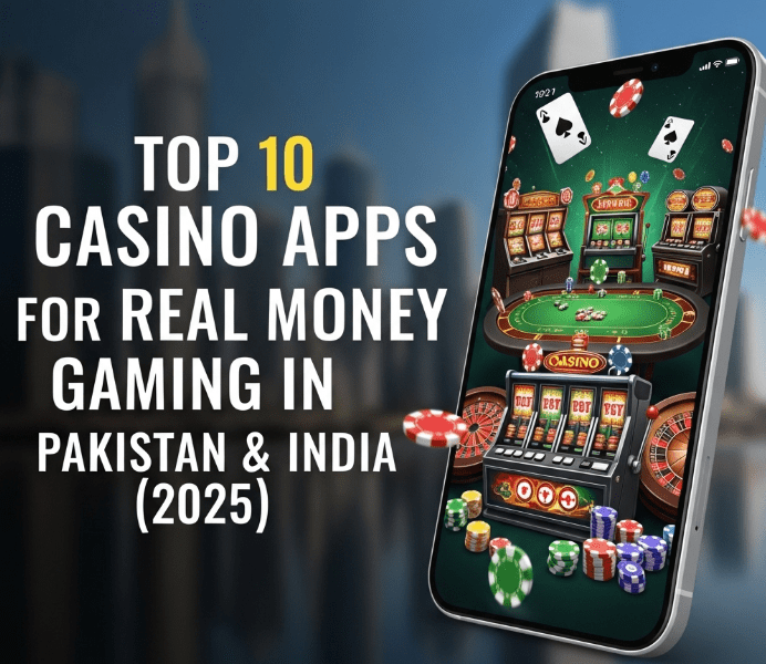 Top 10 Casino Apps for Real Money Gaming in Pakistan & India (2025)